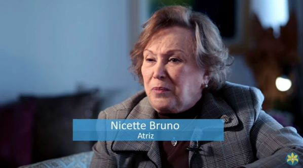 Nicette Bruno falando sobre reencarnação espiritismo