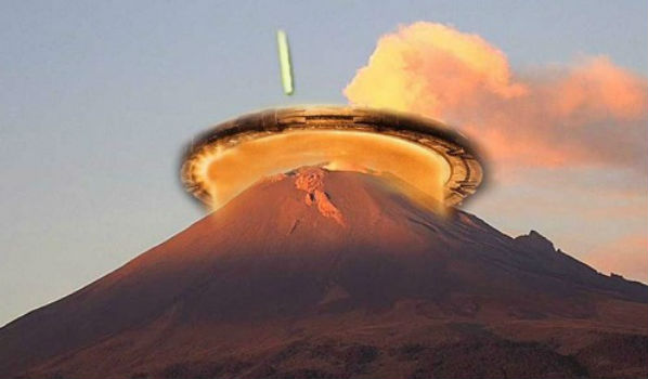 Portal Dimensional Aberto” no vulcão Popocatépetl